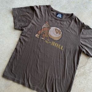 2008 Donkey Kong Roll Dated Nintendo Graphic Tee Rare